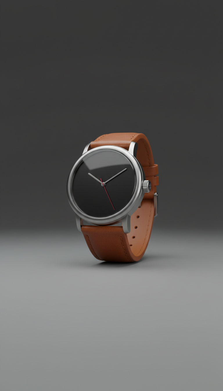 Sapphire Crystal Steel Watch